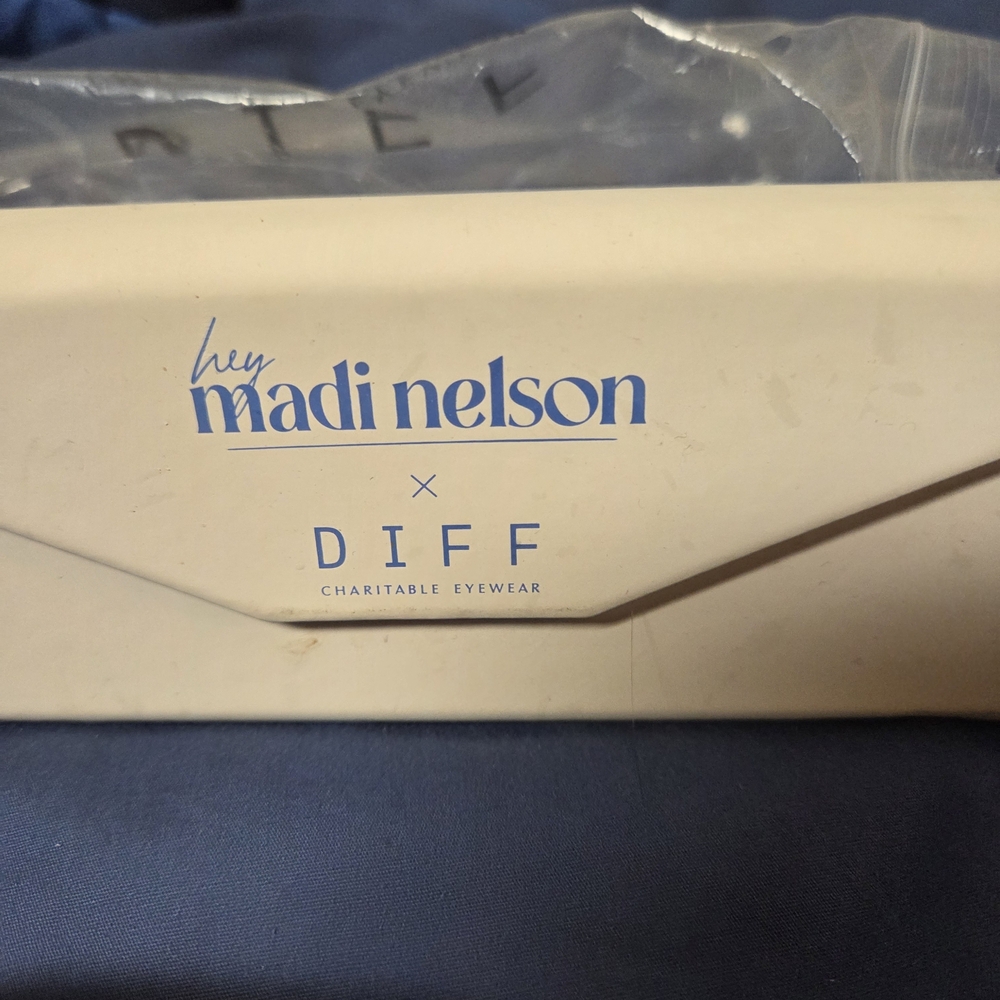 Diff Eyewear Madi Nelson Translucent Brown Frame … - image 2